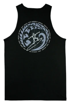 Men's TANK TOP - Petro Wave: Black -Hawaiian Style Shop 13192 TankTop PetroWave Back Black 67108.1682985453