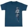 Hawaiian Performance Surfwear® Child's Tee - Tribal Honu: Blue -Hawaiian Style Shop 13619 ChildTeeHPSTribalHonu Front Blue 42918.1658878572
