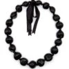 Kukui Nut Choker - Natural: Black