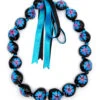 Kukui Nut Choker - Painted: Blue -Hawaiian Style Shop 15392 PaintedKukuiNutJewelry Choker Blue 28777.1666398276