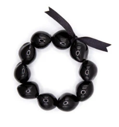 Kukui Nut Bracelet - Natural: Black