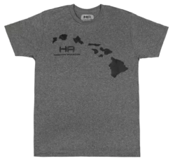 Hawaiian Athletics® Sports Tee - Islands: Charcoal Heather