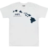 Hawaiian Athletics® Sports Tee - Islands: White -Hawaiian Style Shop 27225 HA Islands White 79902.1658885479