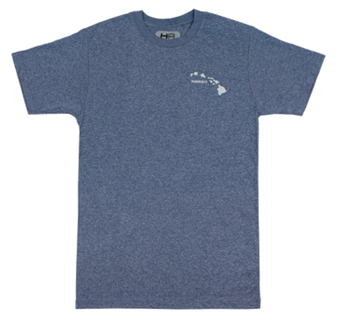Hawaiian Athletics® Sports Tee - Islands Pocket: Navy Heather 3 Hawaiian Athletics® Sports Tee - Islands Pocket: Navy Heather