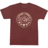 Hawaiian Performance Surfwear® - Shaka Brah: Maroon Heather -Hawaiian Style Shop 39096 AdultTeeHPSShakaBrah Front MaroonHeather 69919.1663988679
