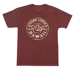 Hawaiian Performance Surfwear® - Shaka Brah: Maroon Heather