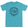 Hawaiian Performance Surfwear® - Shaka Brah: Light Blue -Hawaiian Style Shop 39096 AdultTeeHPSShakaBrah Front PacificBlue 17268.1704827192
