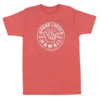 Hawaiian Athletics® Sports Tee - Shaka Brah: Red Heather -Hawaiian Style Shop 42150 HA ShakaBrah RedHeather 05085.1658890155