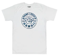 Hawaiian Athletics® Sports Tee - Shaka Brah: White