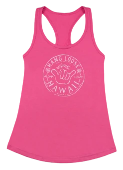 Island Girl® Racerback Tee - Hangloose: Hot Pink