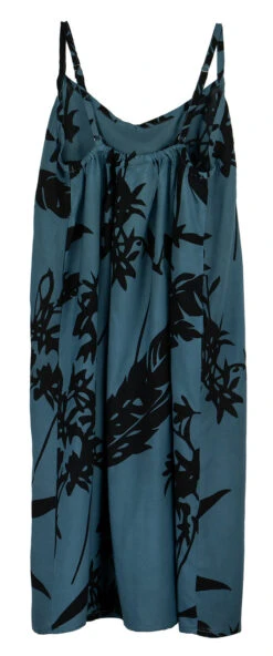 Napua Collection Sundress: Haleconia - Gray -Hawaiian Style Shop 44761 HA 1 Napua Sundress HaleconiaGrey Flat Back 48162.1707853828