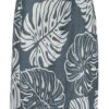 Napua Collection Sundress: Monstera Leaf - Gray W/ White -Hawaiian Style Shop 44761 MO 1 1 1 1 Napua Sundress MonsteraLeafGrayWhite Model Front 66141.1705016380