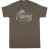 Vintage Dyed Tee - Natural Aloha: Charcoal -Hawaiian Style Shop 49536 VintageTeeNaturalAloha Front Charcoal 15647.1663900379