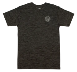 Hawaiian Athletics® Sports Tee - Shaka Pocket: Space Black