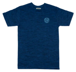 Hawaiian Athletics® Sports Tee - Shaka Pocket: Space Blue