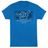 Crew Neck Tee - MAUI Hangloose Frame: Royal Heather -Hawaiian Style Shop 50642M CrewNeckTee MAUIHanglooseFrame RHeather 84518.1663884617