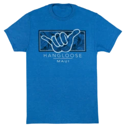 Crew Neck Tee - MAUI Hangloose Frame: Royal Heather