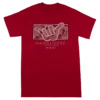 Crew Neck Tee - MAUI Hangloose Frame: Red Heather -Hawaiian Style Shop 50642M CrewNeckTee MAUIHanglooseFrame RedHeather 88813.1663884785