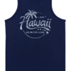 Men's TANK TOP - Natural Aloha: Navy -Hawaiian Style Shop 50671 TankTop NaturalAloha Front Navy 32417.1682987577
