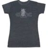 Island Girl® Surf Tee - Aloha Pine: Charcoal Heather -Hawaiian Style Shop 51630 BabyTeeIGAlohaPine Front CharcoalHeather 21162.1704826610