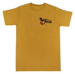 Vintage Dyed Tee - MAUI Hula: Gold