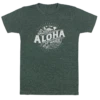 Vintage Dyed Tee - Islands: Green Heather -Hawaiian Style Shop 51840 VintageTeeIslandsOahu Front GreenHeather 73986.1663894544