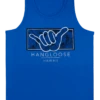 Men's TANK TOP - Hangloose Frame: Blue -Hawaiian Style Shop 51842 TankTop HanglooseFrame Front Blue 65039.1682987940
