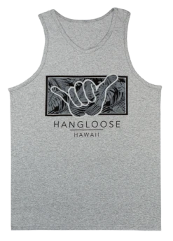 Men's TANK TOP - Hangloose Frame: Grey Heather