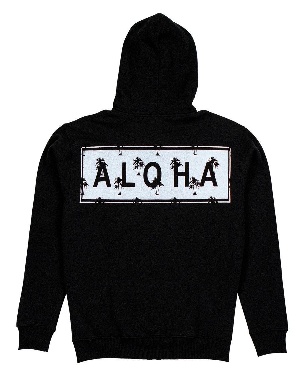 Robin Ruth® Sweatshirt Hoodie Zip Up - Kanaka Aloha: Black 5 Robin Ruth® Sweatshirt Hoodie Zip Up - Kanaka Aloha: Black - Image 3