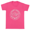 Hawaiian Performance Surfwear® Child's Tee - NEON Shaka Brah: Neon Pink -Hawaiian Style Shop 55069 ChildTeeHPSNeonShakaBrah Front NeonPink 44093.1658879070