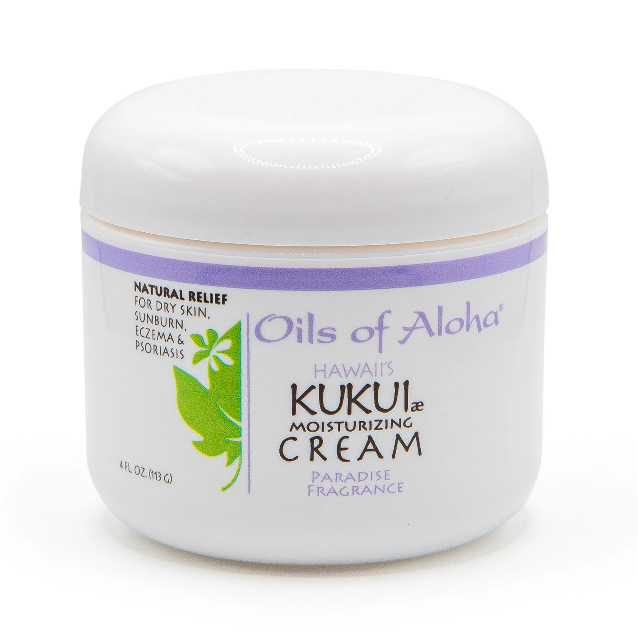 Oils Of Aloha - Kukui Nut Moisturizing Cream 4oz: Paradise 3 Oils Of Aloha - Kukui Nut Moisturizing Cream 4oz: Paradise
