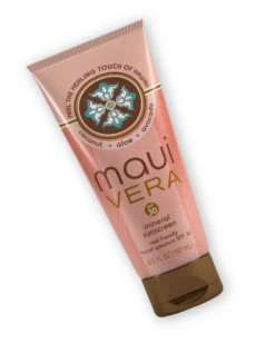 Maui Vera Organic Mineral Sunscreen SPF30 6.5oz -Hawaiian Style Shop 6.5oz SS front tilt 29805.1645059394