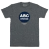 Hawaiian Athletics® Sports Tee - ABC Classic: Charcoal Heather -Hawaiian Style Shop 63748 HA ABCClassic HeatherGray Front 19739.1704935652