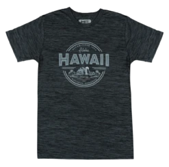 Hawaiian Athletics® Sports Tee - Island Life: Space Black