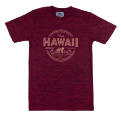 Hawaiian Athletics® Sports Tee - Island Life: Space Red