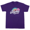 Hawaiian Performance Surfwear® Child's Tee - Rainbow: Purple