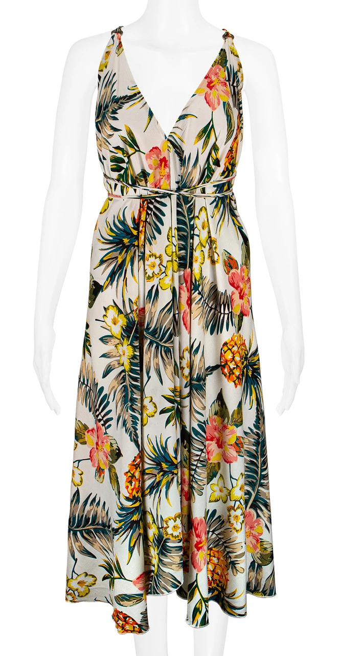 Robin Ruth® Maxi Dress: Pineapple Floral 5 Robin Ruth® Maxi Dress: Pineapple Floral - Image 3