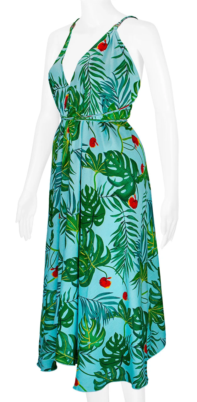 Robin Ruth® Maxi Dress: Tropical Fronds 12 Robin Ruth® Maxi Dress: Tropical Fronds - Image 10