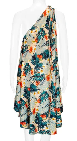 Robin Ruth® Maxi Dress: Hawaiian Blossom 18 Robin Ruth® Maxi Dress: Hawaiian Blossom -Hawaiian Style Shop 68484 RRMaxiDress Shoulder HawaiianBlossom Model Back 30173.1689792601