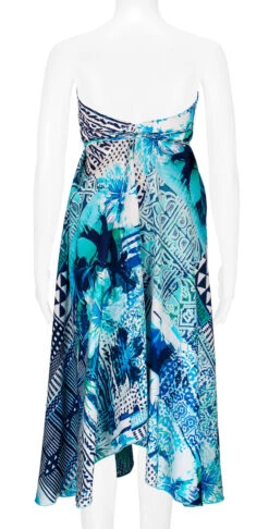 Robin Ruth® Maxi Dress: Blue Palm 26 Robin Ruth® Maxi Dress: Blue Palm -Hawaiian Style Shop 68484 RRMaxiDress Tube BluePalm Model Back 94890.1689792095