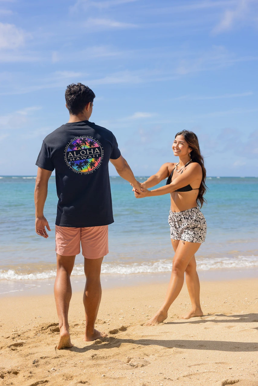 Hawaiian Performance Surfwear® - Tie Dye: Black 3 Hawaiian Performance Surfwear® - Tie Dye: Black