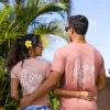 Island Girl® Surf Tee - Sunny Aloha: Dusty Rose -Hawaiian Style Shop 6X2A2398 78148.1700003063