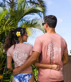 Island Girl® Surf Tee - Sunny Aloha: Dusty Rose