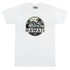Hawaiian Athletics® Sports Tee - Tropical Sunset: White -Hawaiian Style Shop 80298 HA TropicalSunset White 29162.1663722081