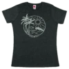 Island Girl® Surf Tee - Sun Surf: Charcoal Heather -Hawaiian Style Shop 80836 BabyTeeIG SunSurf Front CharcoalHeather 03080.1655763700.1280.1280 68935.1658781787