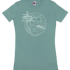 Island Girl® Surf Tee - Sun Surf: Sea Green