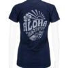 Island Girl® Surf Tee - Sunny Aloha: Navy -Hawaiian Style Shop 80836 IG SunnyAloha Model Back Navy 31128.1683235000