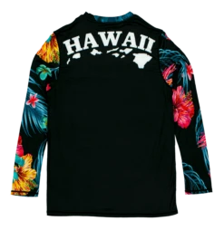 Robin Ruth Longsleeve Sun Shirt - Black Floral Elegance 8 Robin Ruth Longsleeve Sun Shirt - Black Floral Elegance -Hawaiian Style Shop 81771 RRLongsleeveSunShirt BlackFloralElegance Back 40445.1707851930