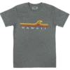 Hawaiian Athletics® Sports Tee - Beach Break: Charcoal Heather -Hawaiian Style Shop 84072 HA BeachBreak CharcoalHeather Front 22560.1658886592