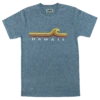 Hawaiian Athletics® Sports Tee - Beach Break: Navy Heather -Hawaiian Style Shop 84072 HA BeachBreak NavyHeather Front 88644.1658886191